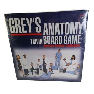 Greys Anatomy Trivia Board Game Ages 14 and Up Night Sealed New DENTED BACK READ